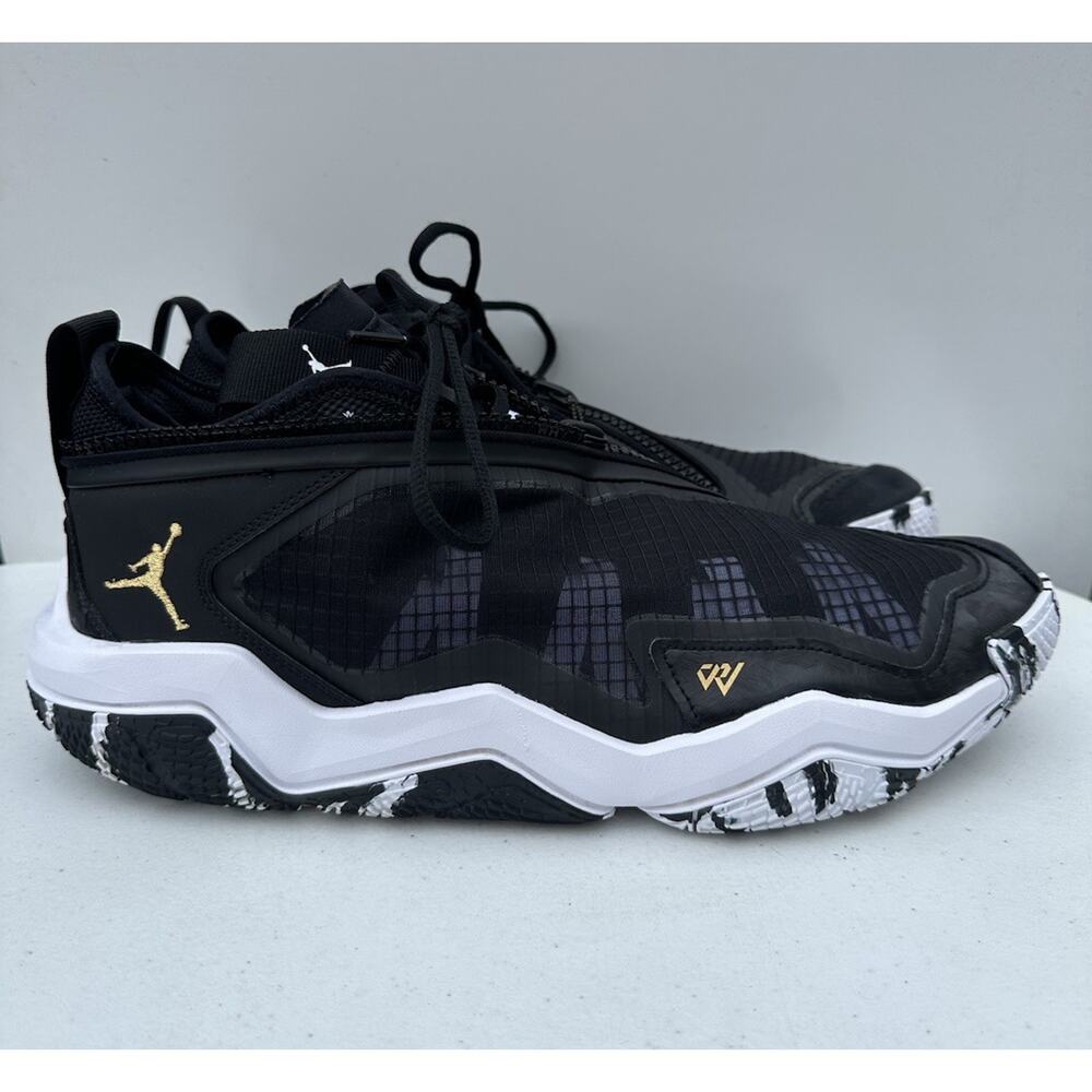 Nike Air Jordan Why Not Zer0.6 Black Gold DO7189-071 Men’s Size 15